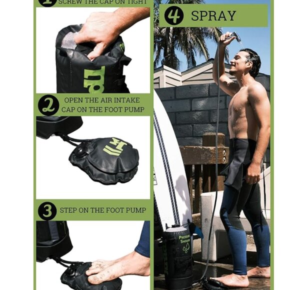 NEW IN BOX Kradl Pressure Shower - Picture 7 of 13